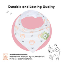 Load image into Gallery viewer, 8-Pack Organic Bandana Bibs (Girl)
