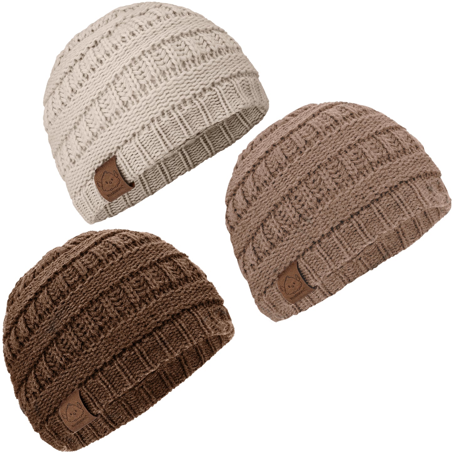 3-Pack Warmzy Baby Beanies 24525721895098