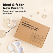 Load image into Gallery viewer, Heartfelt Picture Frame with Felt Letterboard (Cloud Gray)
