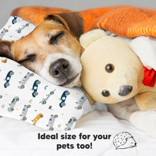 Load image into Gallery viewer, Jumbo Toddler Pillow with Pillowcase (Racecars)
