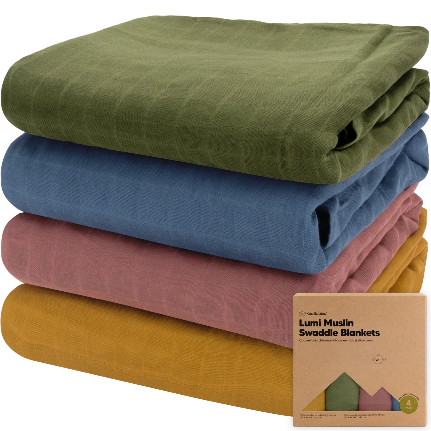Lumi Muslin Swaddle Blankets 24933522342074