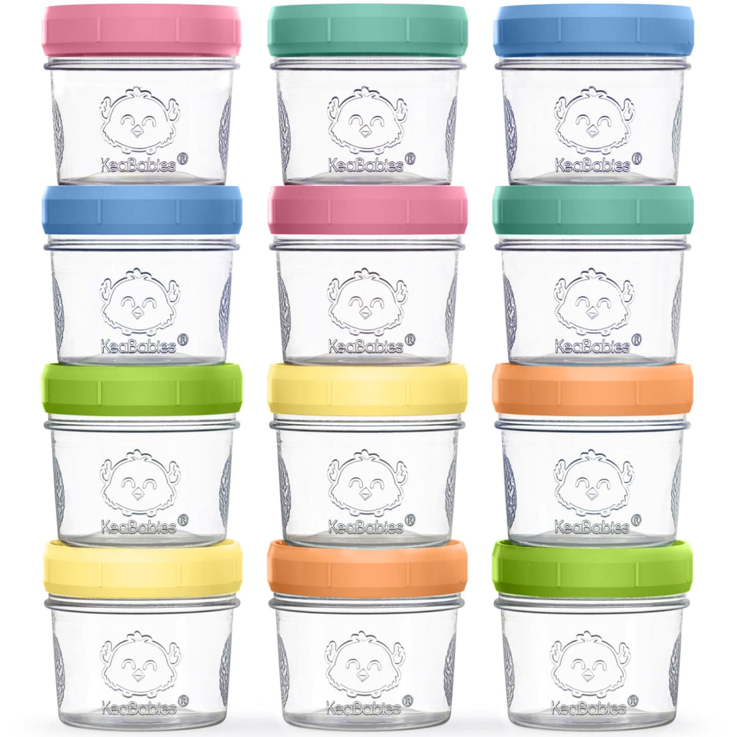 Prep Jars Baby Food Storage Glass Containers 24316057190586