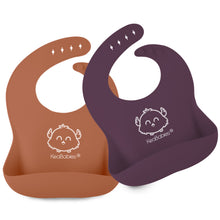 Load image into Gallery viewer, 2-Pack Prep Silicone Bibs
