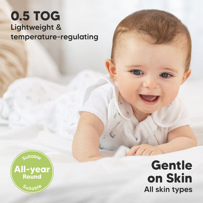 0.5 TOG Lightweight Fabric, breathable and temperature-regulating for all-year-round use. 24604039610554