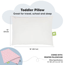 Load image into Gallery viewer, Toddler Pillow with Pillowcase (Mermaid)
