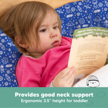 Load image into Gallery viewer, Toddler Pillow with Pillowcase (Off to Space)
