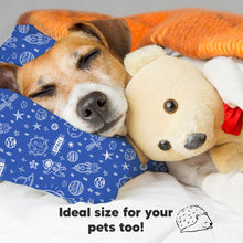 Load image into Gallery viewer, Toddler Pillow with Pillowcase (Off to Space)
