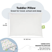 Load image into Gallery viewer, Toddler Pillow with Pillowcase (Unicorn Dreams)
