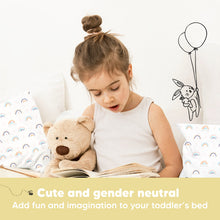 Load image into Gallery viewer, Jumbo Toddler Pillow with Pillowcase (Jolly Rainbow)
