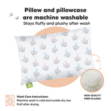 Load image into Gallery viewer, Toddler Pillow with Pillowcase (Moon Sloth)
