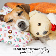 Load image into Gallery viewer, Toddler Pillow with Pillowcase (Sweet Tooth)
