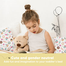 Load image into Gallery viewer, Toddler Pillow with Pillowcase (Sweet Tooth)
