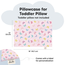 Load image into Gallery viewer, Printed Toddler Pillowcase 13X18&quot; (Flutter)
